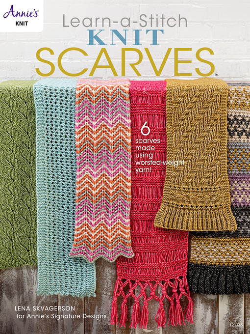 Title details for Learn a Stitch Knit Scarves by Lena Skvagerson - Wait list